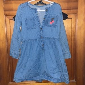 Used toddler denim dress